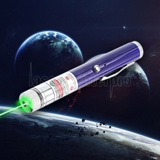 Stylo pointeur laser rechargeable 200mW 532nm faisceau vert