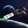200mW 532nm Penna puntatore laser ricaricabile con luce verde a fascio di luce nera