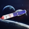 Stylo pointeur laser rechargeable étoilé faisceau rouge 200mW 650nm bleu