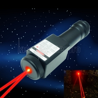 QL638 50000 mw 638nm Duplo Laser Feixe de Luz de Mergulho Queima de Alta Potência De Laser Vermelho Pointe