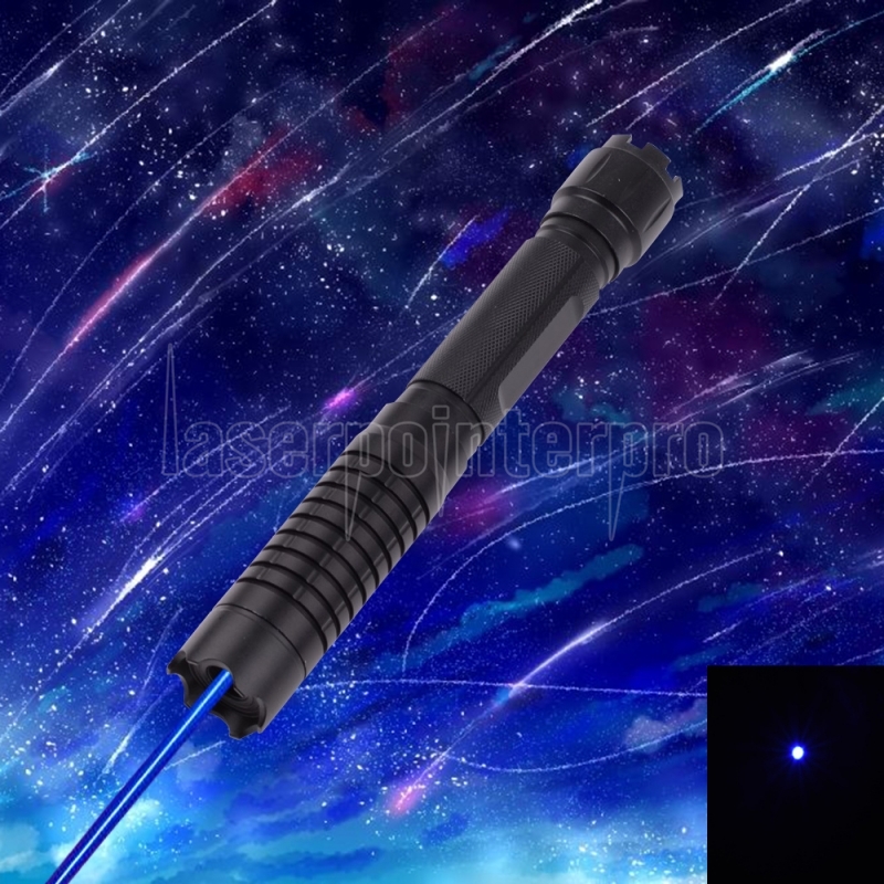 BX3-II  Adjustable Focu 450nm Blue Laser Pointer With 2*18650 Battery+packing 