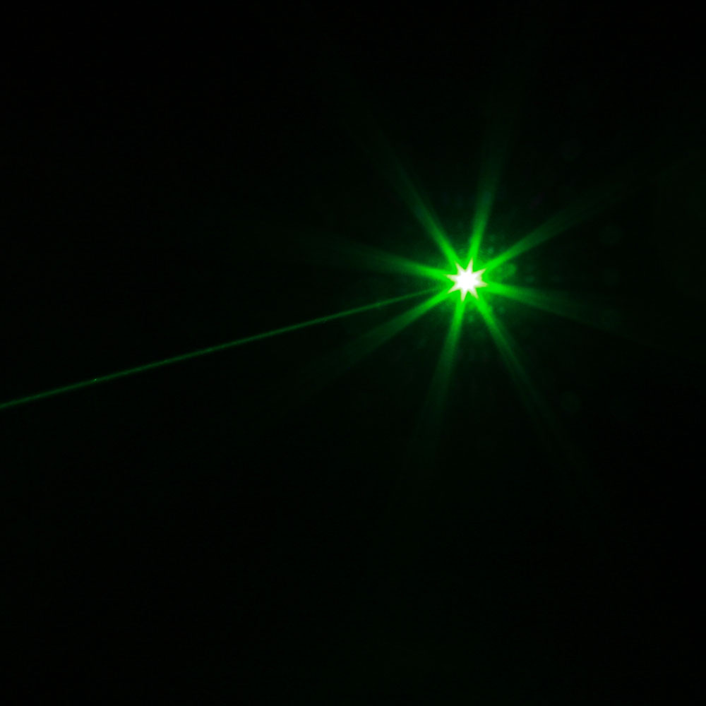 400mW 532nm feixe de luz verde Laser Pointer Pen Preto 853