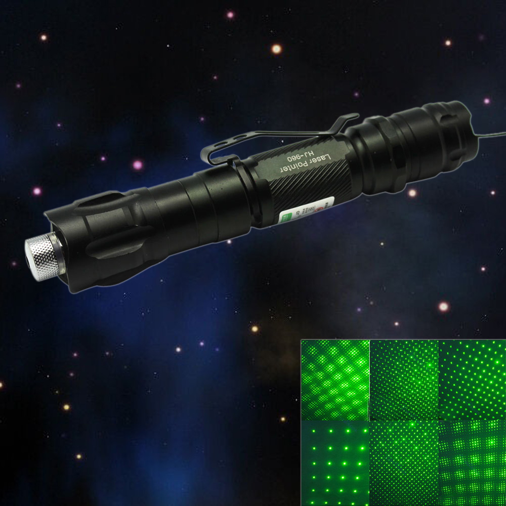 LT-YW502B2 400 mW 532nm Novo Estilo Céu Estrelado Verde Feixe de Luz Zoom Zoom Laser Pointer Pen Kit Preto