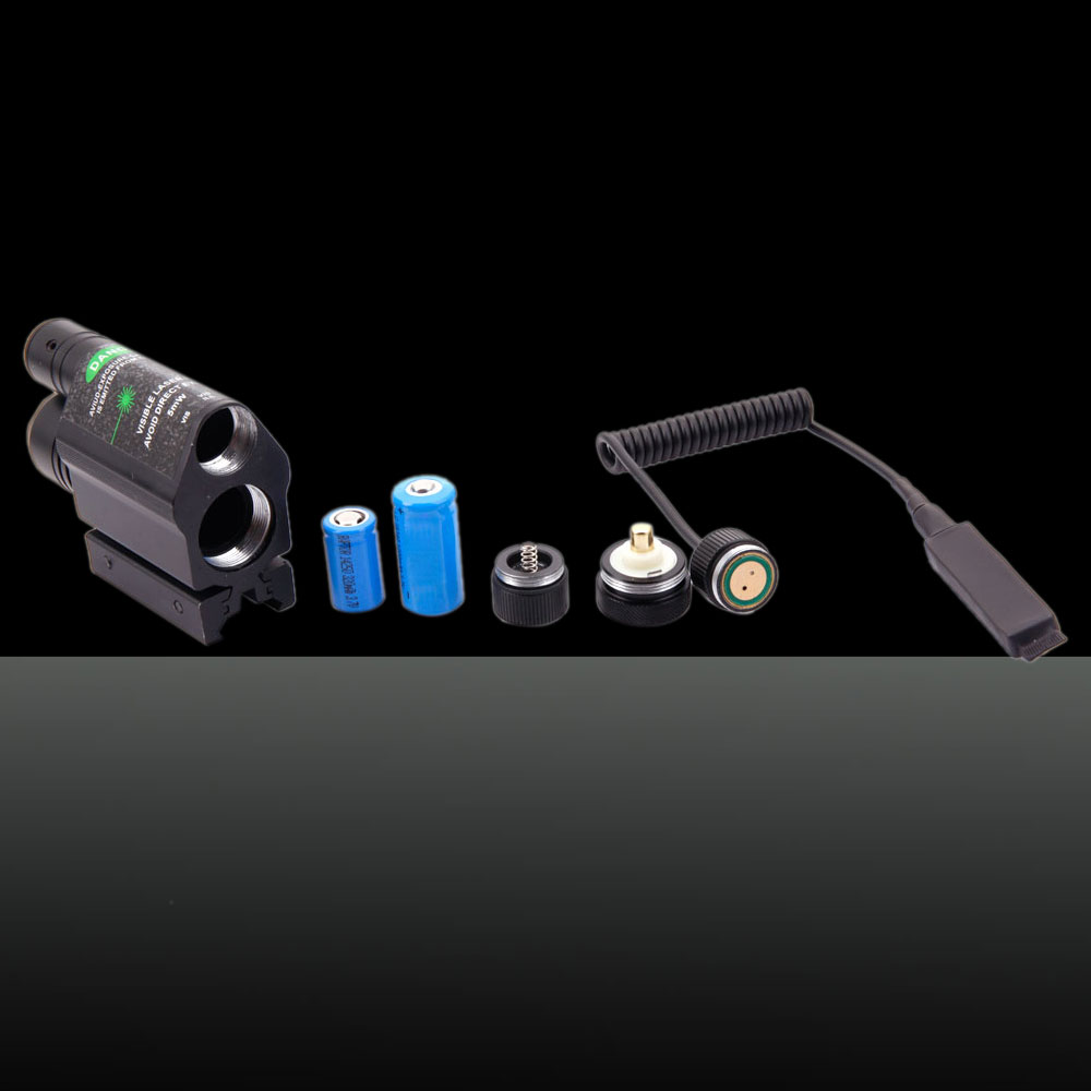 Stylo pointeur laser zoomable style professionnel, 2 en 1, 5mW 650nm, lumière verte, noir