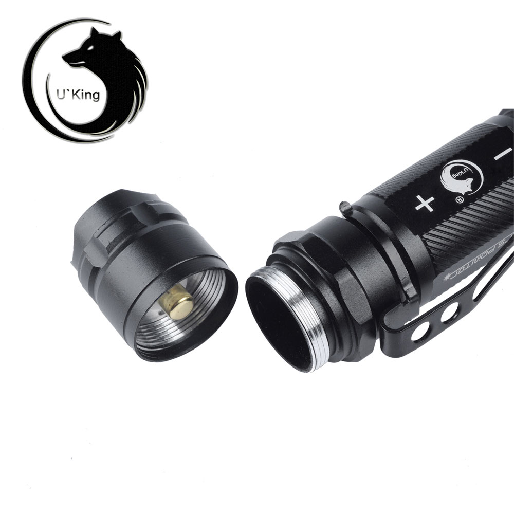 UKing ZQ-A13 200mW 532nm Penna puntatore laser Zoomable a raggio singolo, nero