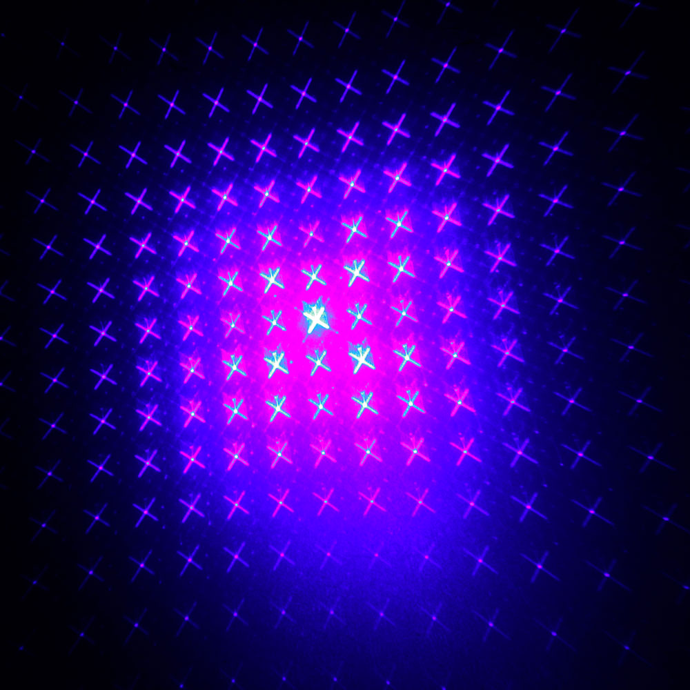 5000mW 450nm Blue Ray Multifuncional Copper Laser Pointer Dourado