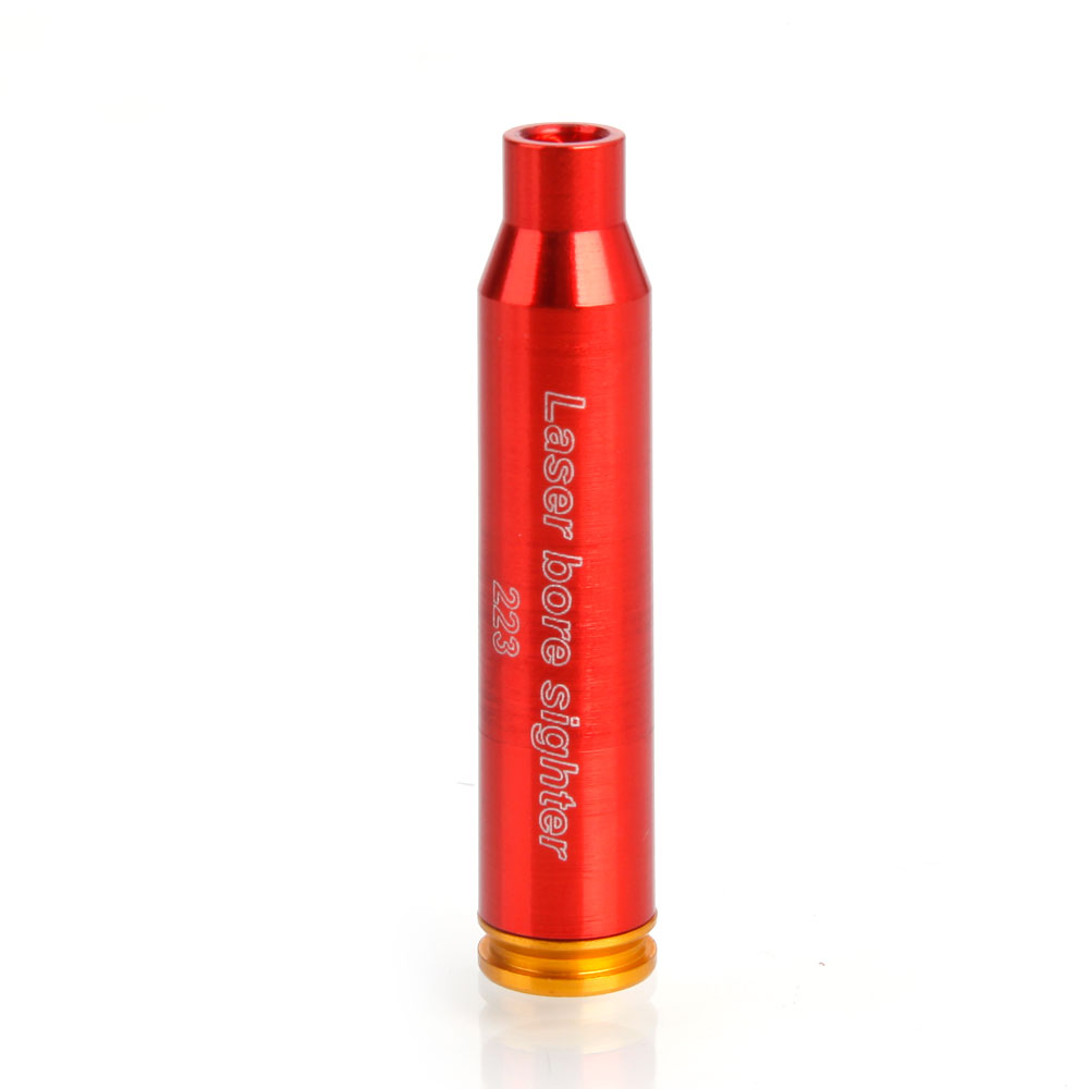 650nm Cartucho Laser Vermelho Bore Sighter Caneta Laser 3 x LR41 Baterias Cal: 223RREM Vermelho