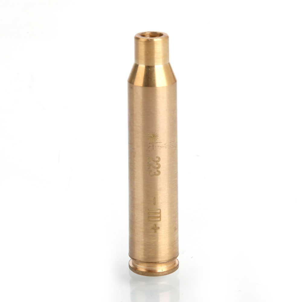 Penna laser 650Nm con puntatore laser per laser con alesaggio rosso 3 batterie LR41 Cal: 223REM colore ottone
