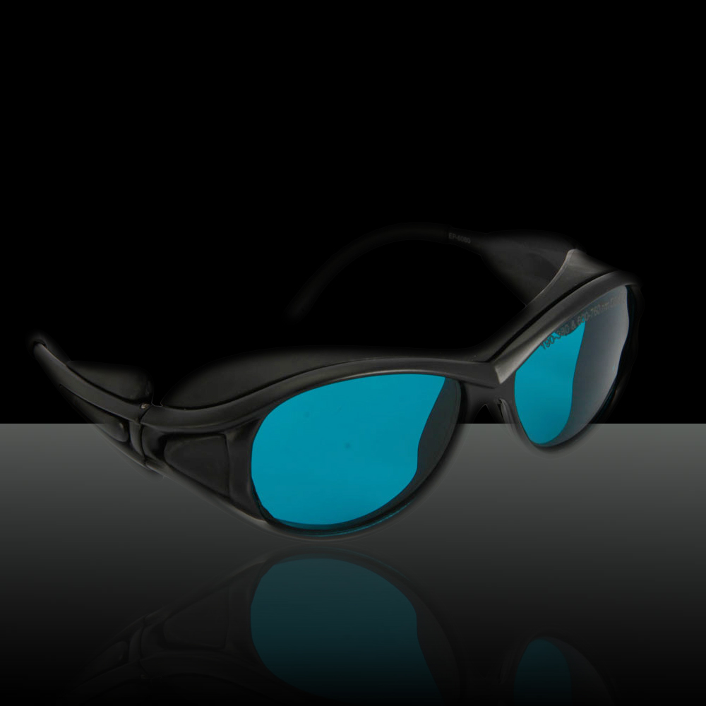 190-380 y 600-760nm Ojos láser Gafas protectoras Gafas azules con paño de gafas