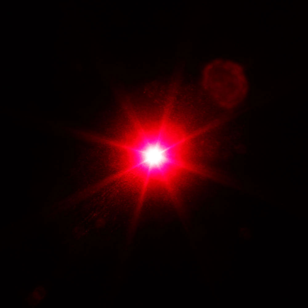 Penna puntatore laser rosso aperto 300mW 650nm nero (tipo 852)