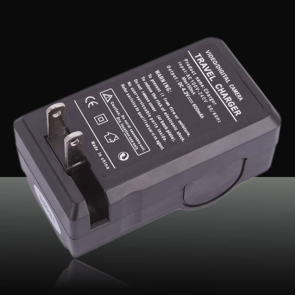 18650 Cargador de batería (110V ~ 240V) Negro