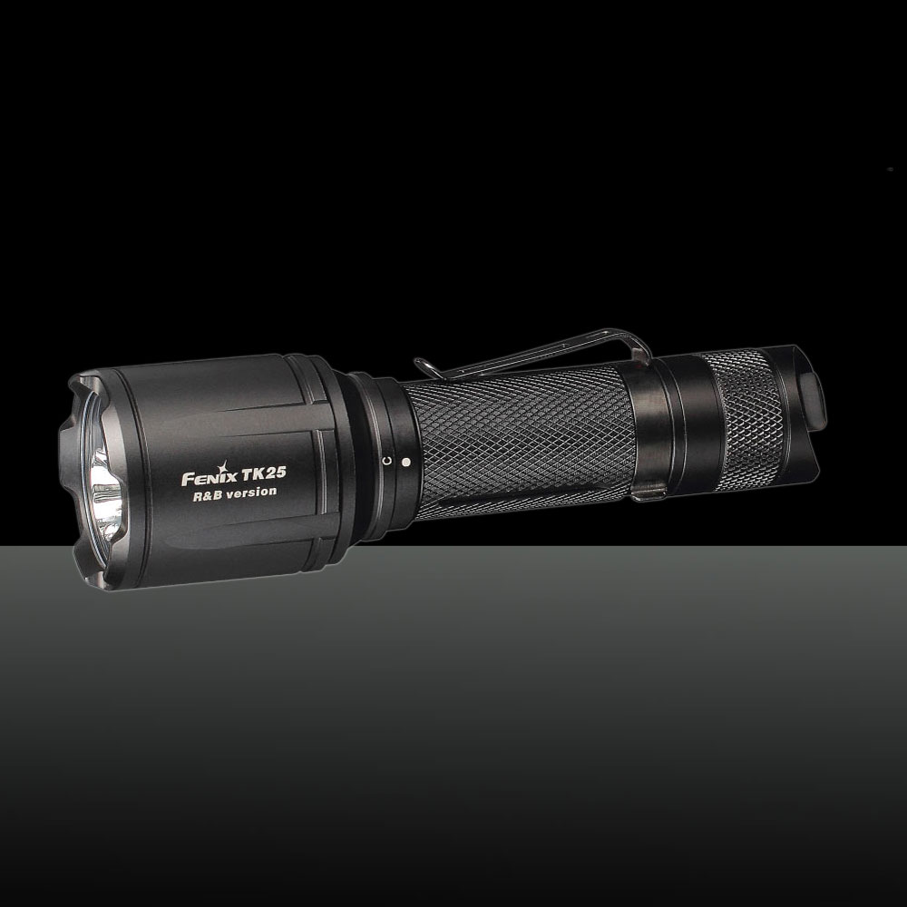 Fenix TK25 R&B 1000 Lumen Multi-Color LED Flashlight & Rechargeable Battery 
