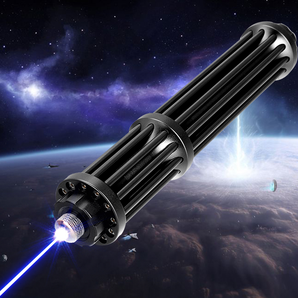 30000mw 450nm Gatling brûlant des kits de pointeur laser bleu haute puissance noir