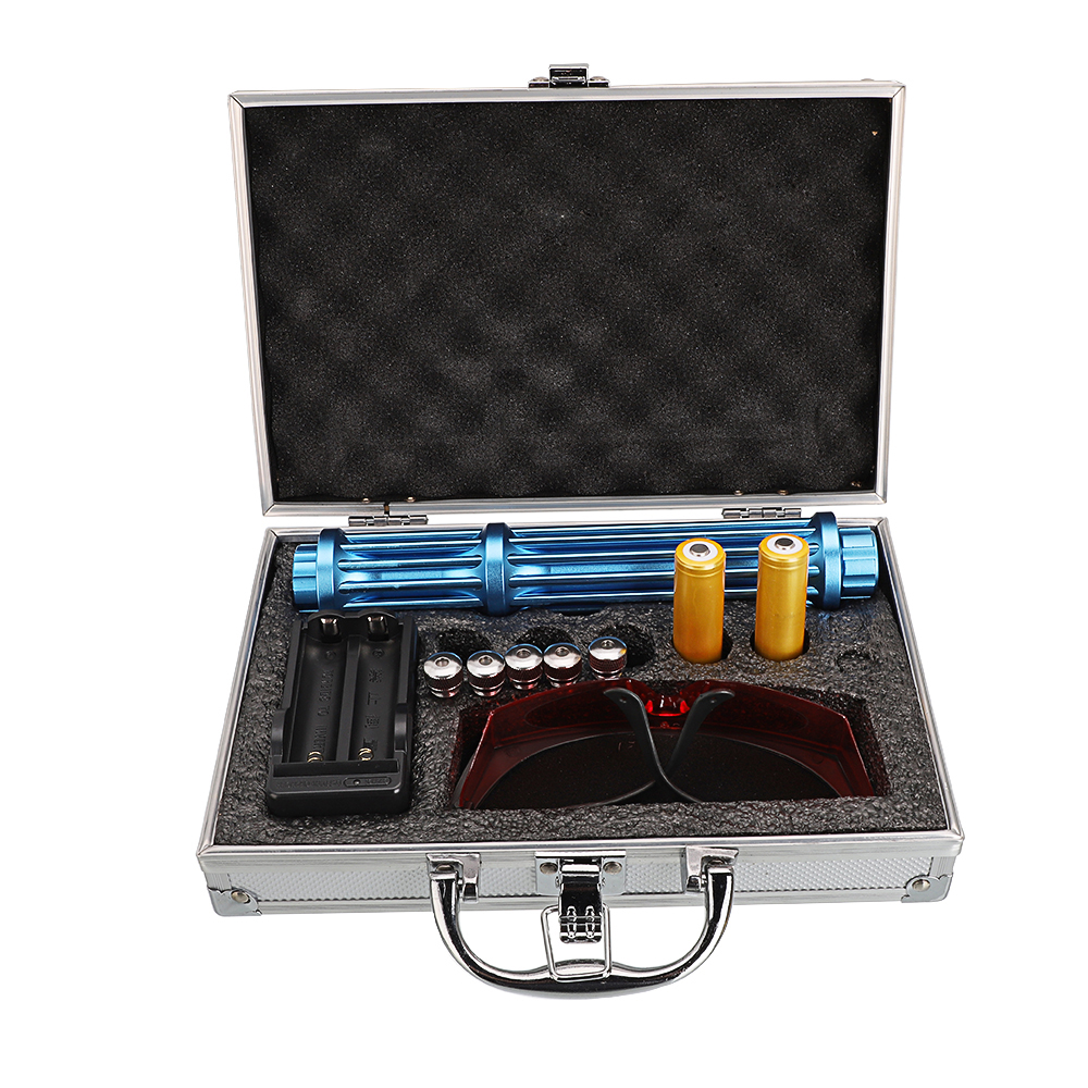 30000mw 450nm Gatling brûlant haute puissance bleu kits de pointeur laser bleu