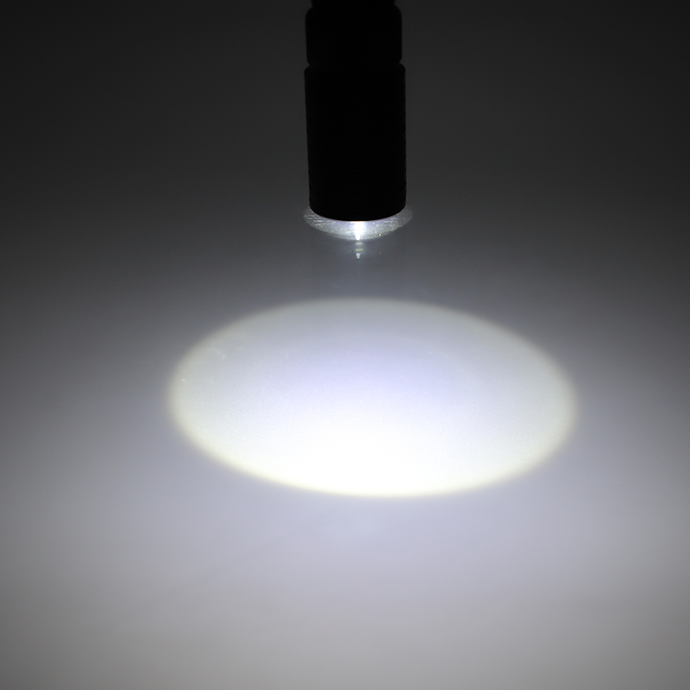 2000LM 5 modos de lanterna tática conjunto zoom preto