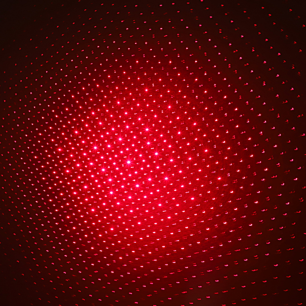200mW 650nm Recarregável Vermelho Laser Pointer Beam Light Starry Black