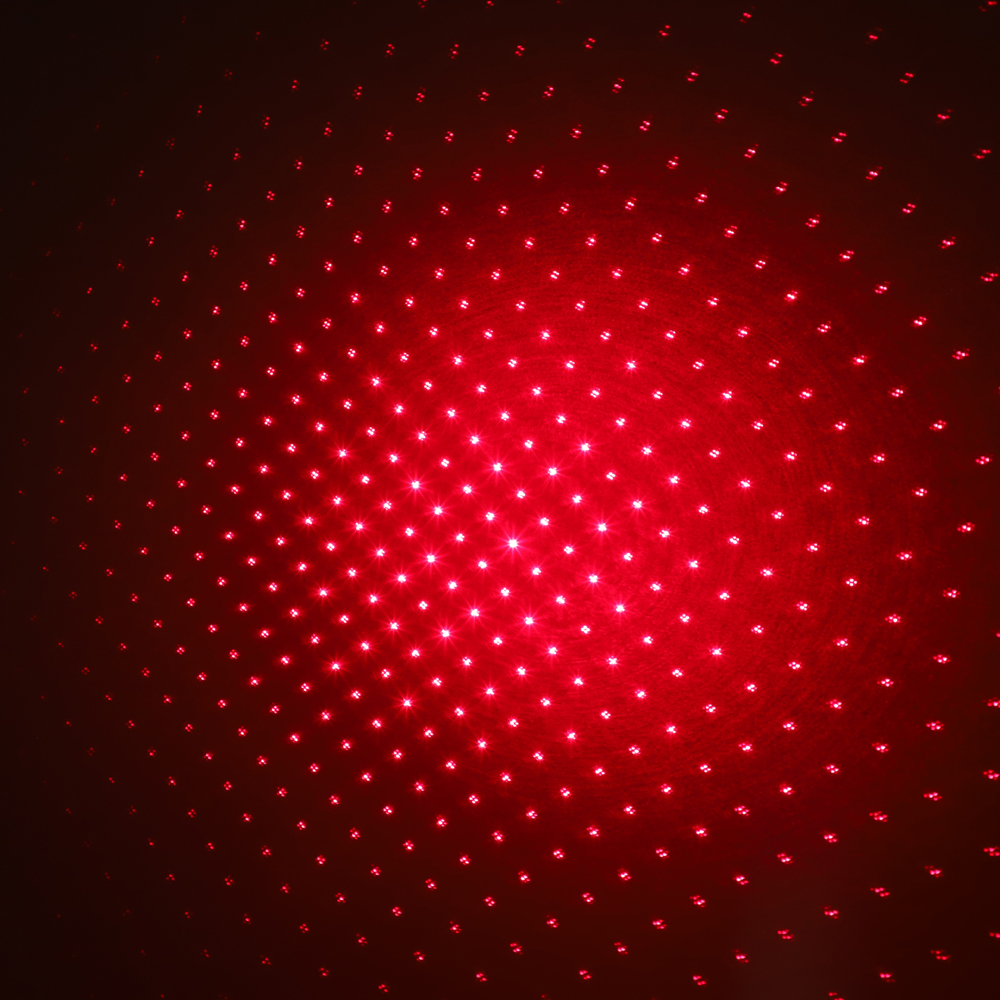 200mW 650nm wiederaufladbarer roter Laserpointer strahlen sternenklares Silber